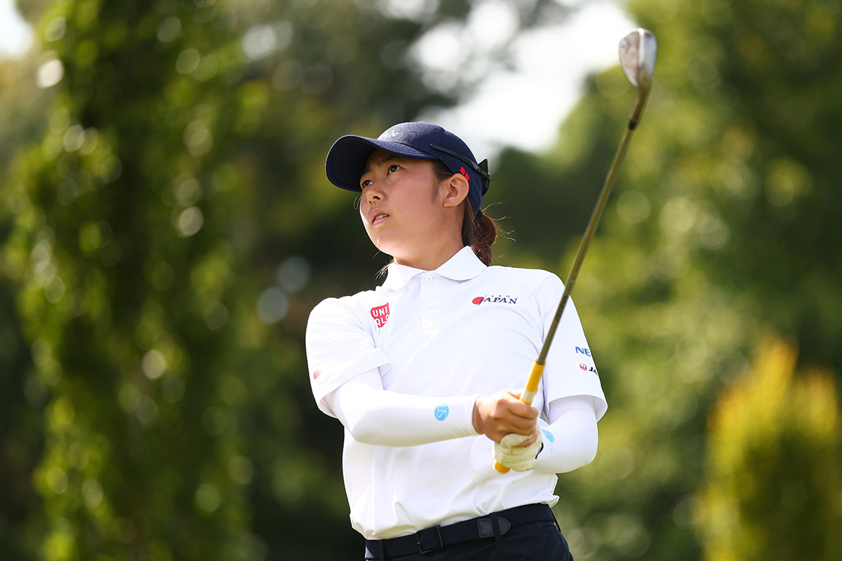 後藤あいが6打差11位発進（提供R&A）
