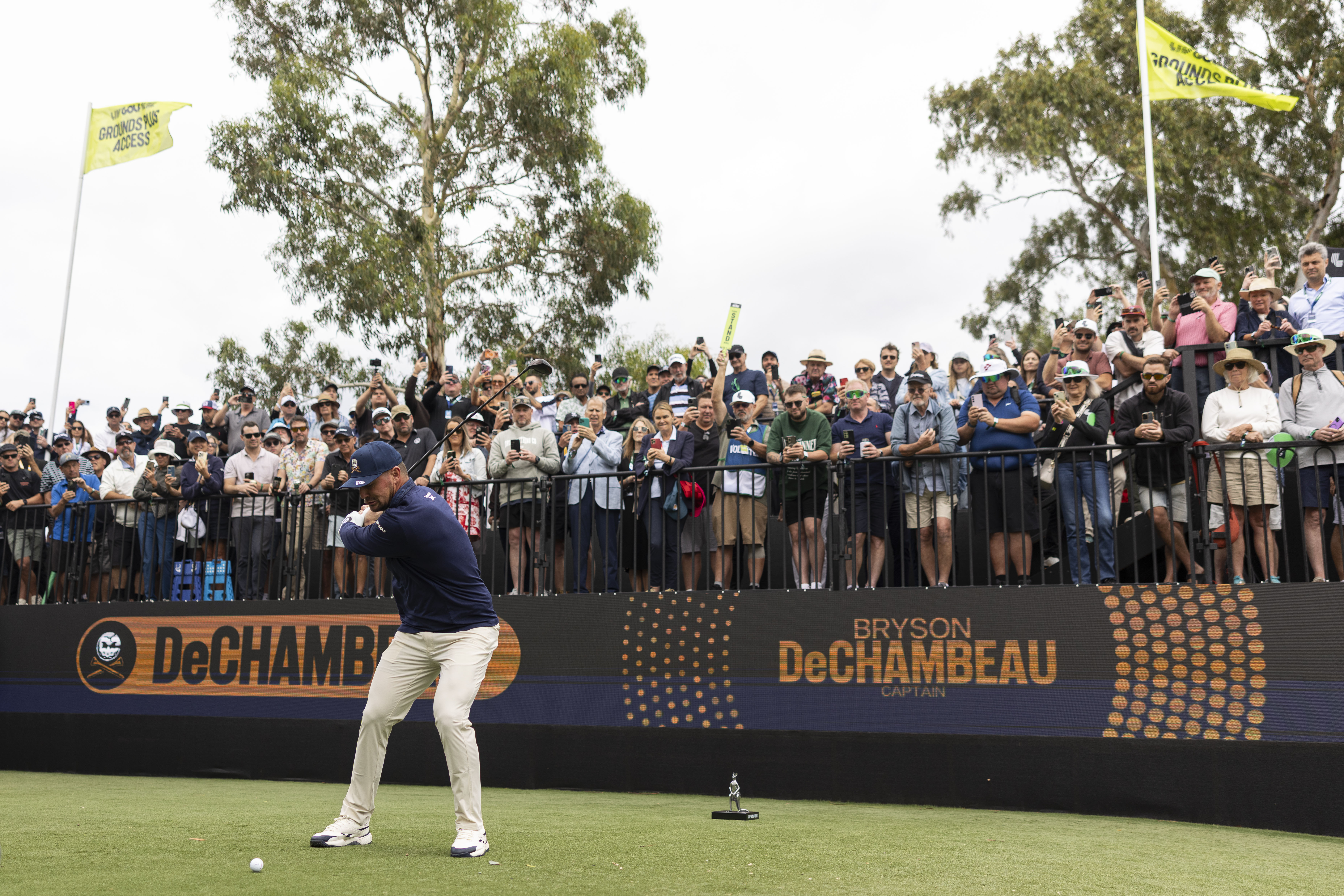 ブライソン・デシャンボーが今季2戦目で初勝利を狙う(提供LIV GOLF)
