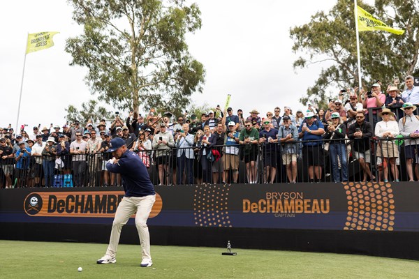ブライソン・デシャンボーが今季2戦目で初勝利を狙う(提供LIV GOLF)