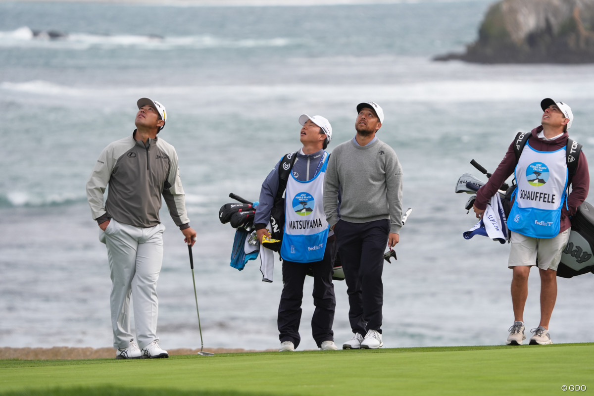 冷たい風が吹いたペブルビーチでノーボギー