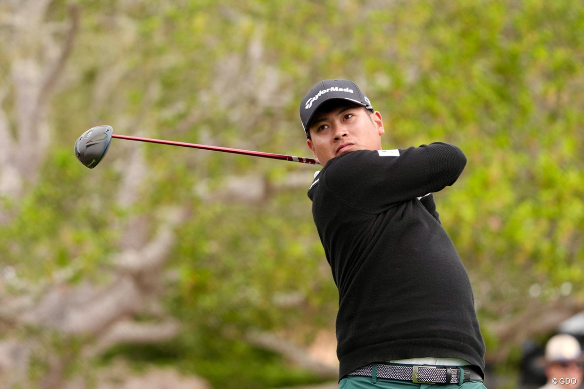 グリーン外からのイーグル締めで「67」と伸ばした久常涼