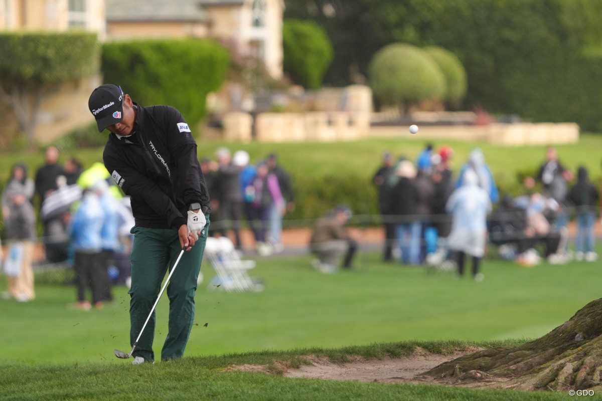 この日2個目のイーグルとなる鮮やかなチップイン締め