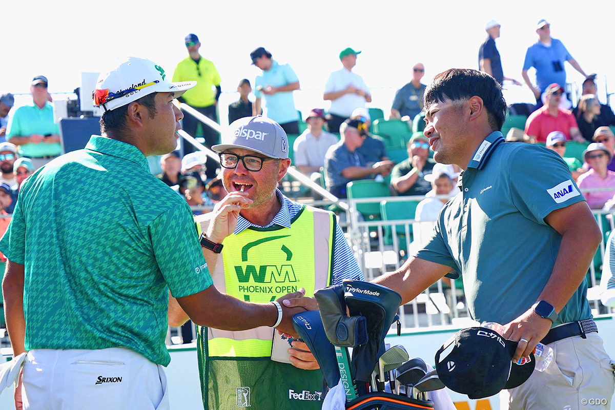 「WMフェニックスオープン」では優勝争いを演じた松山英樹（左）と久常涼