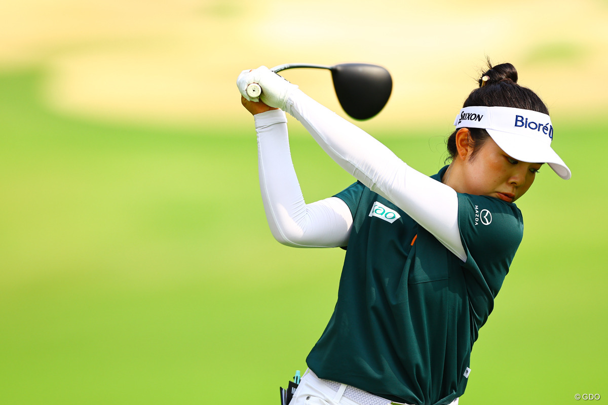 山下美夢有の左袖には今季、新しいロゴが刻まれた