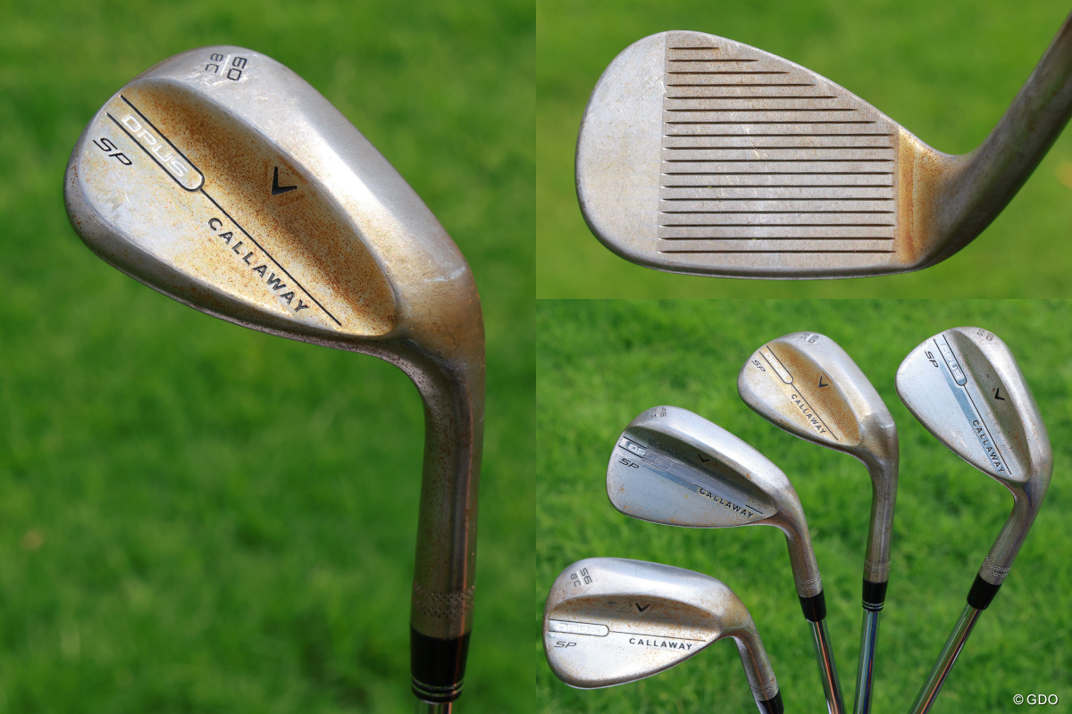 年季の入った4本のウェッジ