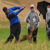 【速報】3時間近い降雨中断後に再開 松山英樹は出だしボギーから我慢の連続