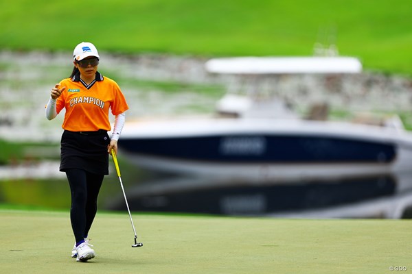 2026年 ホンダ LPGAタイランド 2日目 勝みなみ パッティングが好調
