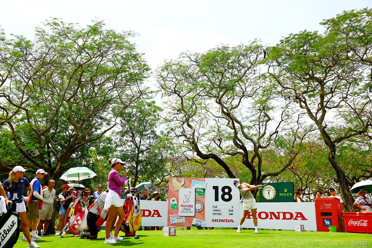 ドライバーを強振 2026年 ホンダ LPGAタイランド 2日目 岩井千怜