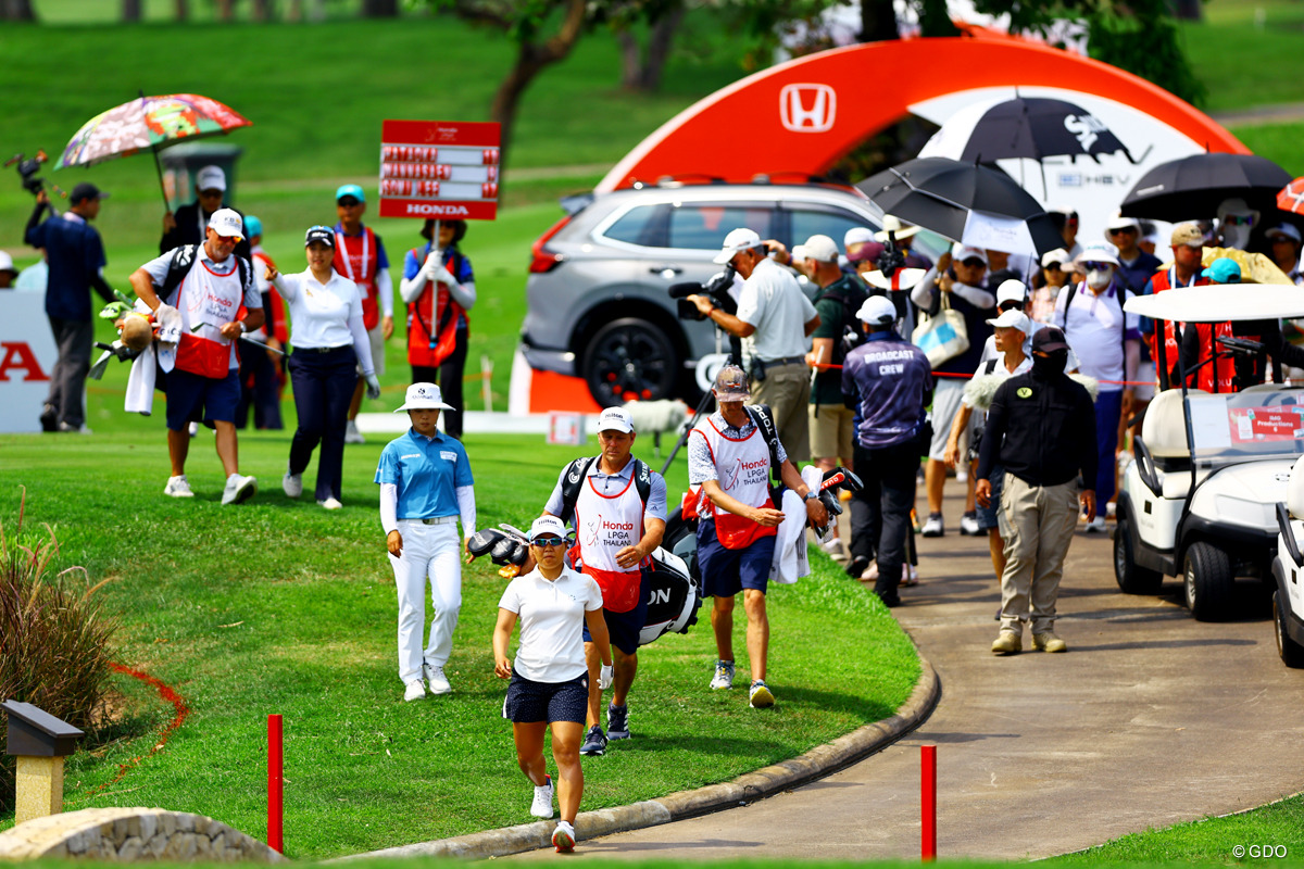 最終組でラウンド 2026年 ホンダ LPGAタイランド 2日目 畑岡奈紗