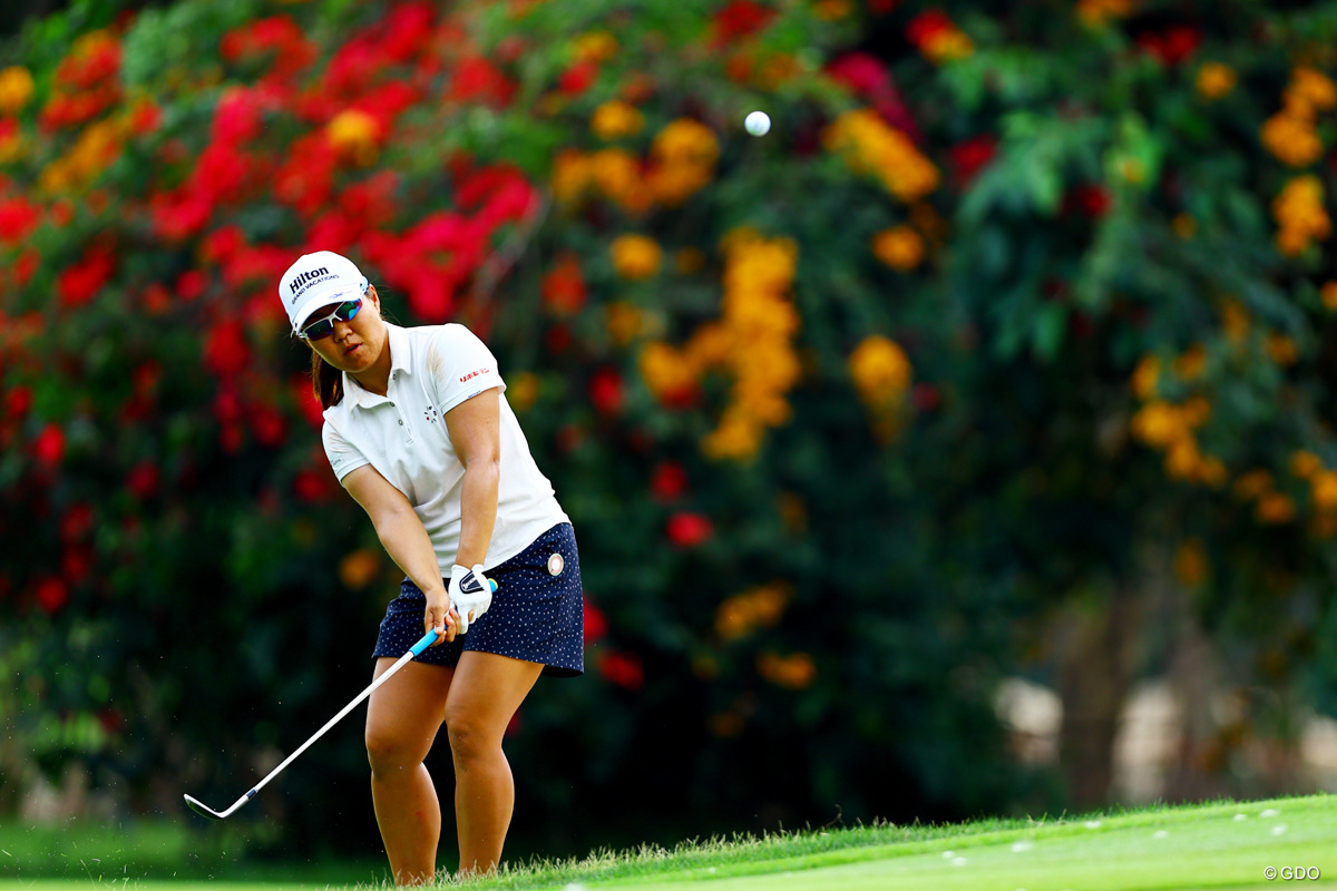 華を背に 2026年 ホンダ LPGAタイランド 2日目 畑岡奈紗