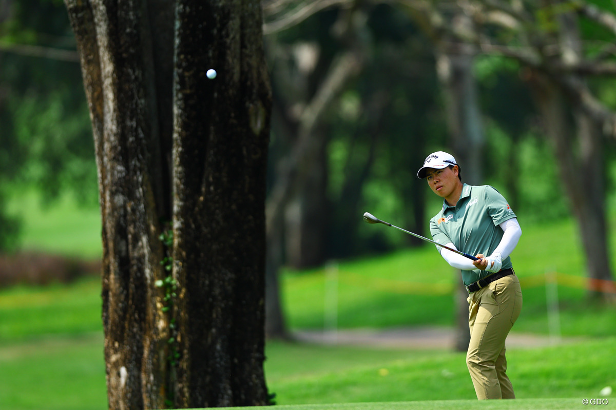 アプローチショットを放つ 2026年 ホンダ LPGAタイランド 2日目 笹生優花