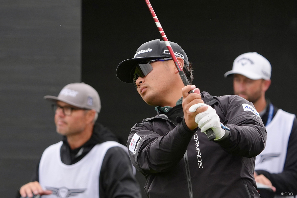 スコアを伸ばしきれない久常涼※写真は初日