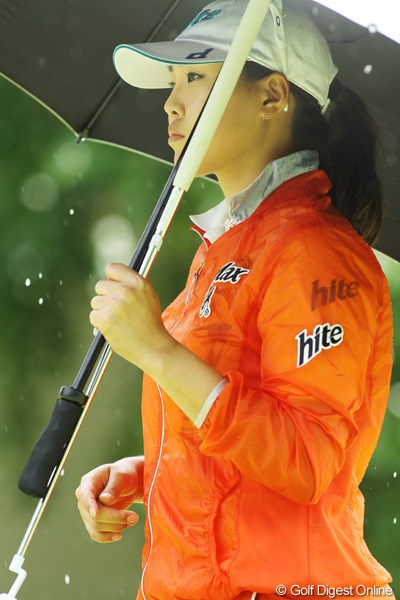 2011年 ウェグマンズLPGAチャンピオンシップ 2日目 ソ・ヒキョン 雨も滴るイイ女、です