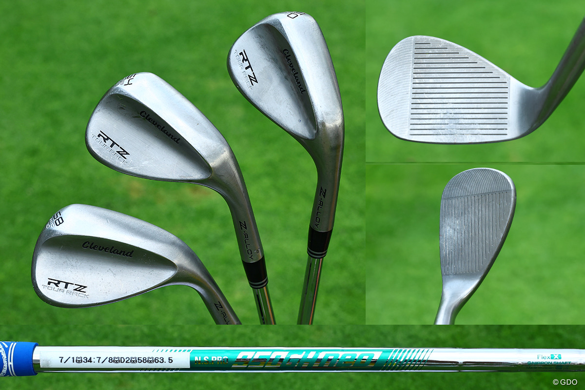 3本のウェッジも現行モデル