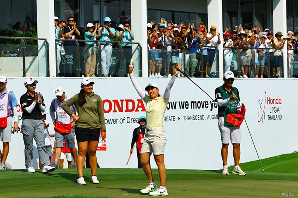 2026年 ホンダ LPGAタイランド 最終日 ジーノ・ティティクル あこがれのタイトルに笑顔