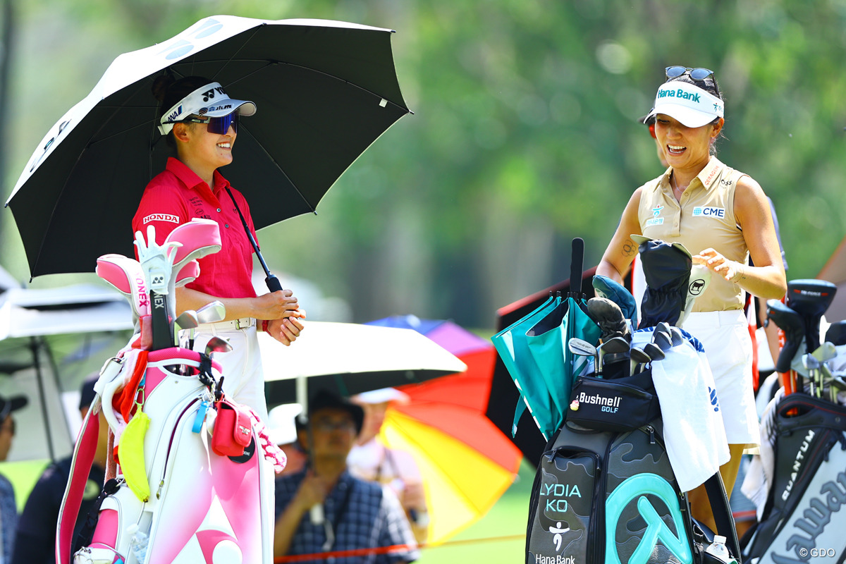 会話が弾む 2026年 ホンダ LPGAタイランド 最終日 岩井千怜 リディア・コー