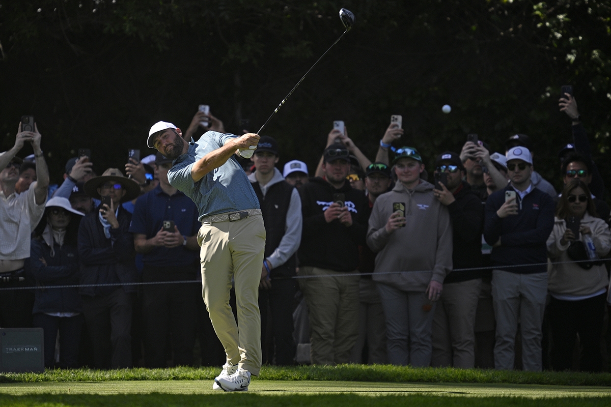 19試合連続トップ10に一歩及ばなかったスコッティ・シェフラー（Orlando Ramirez/Getty Images）