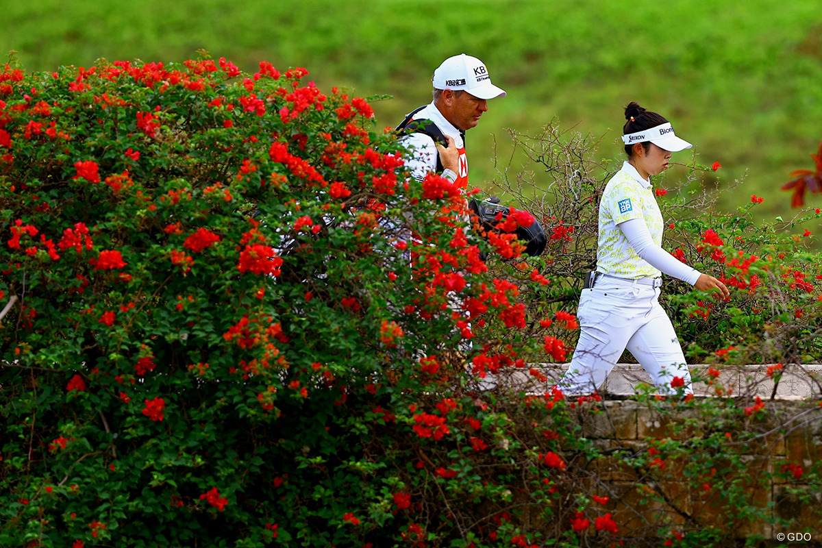 【速報】山下美夢有は前半で4つ伸ばす 暫定トップに浮上