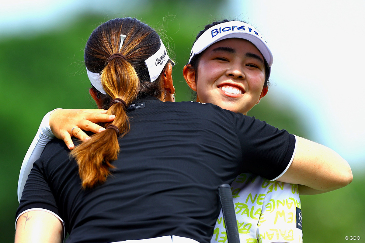 「後半は耐えながら」山下美夢有が2打差3位発進 竹田麗央と古江彩佳が18位
