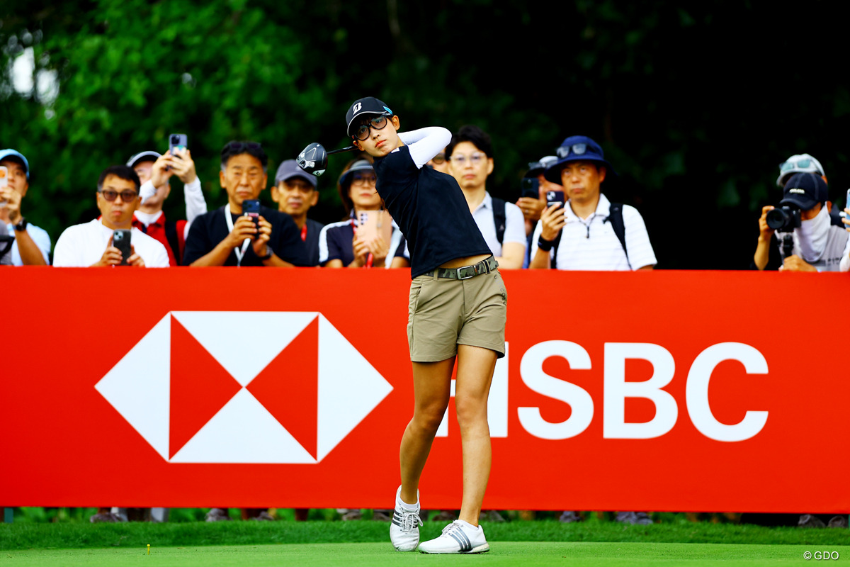 ドライバーを強振 2026年 HSBC女子世界選手権 初日 馬場咲希