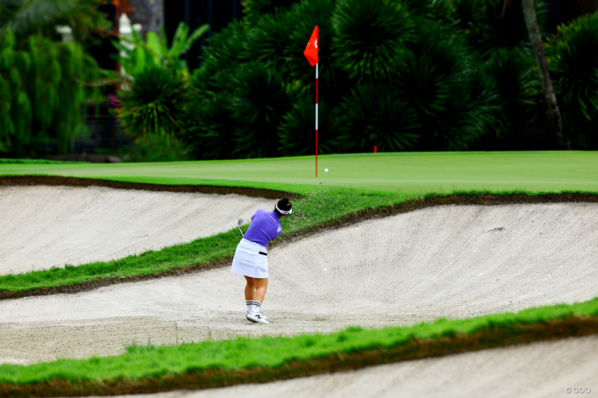 バンカー群 2026年 HSBC女子世界選手権 2日目 山下美夢有