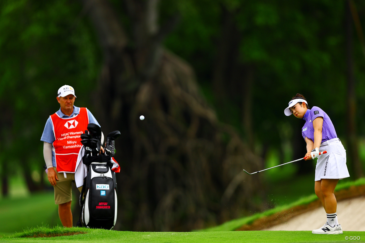 アプローチショット 2026年 HSBC女子世界選手権 2日目 山下美夢有