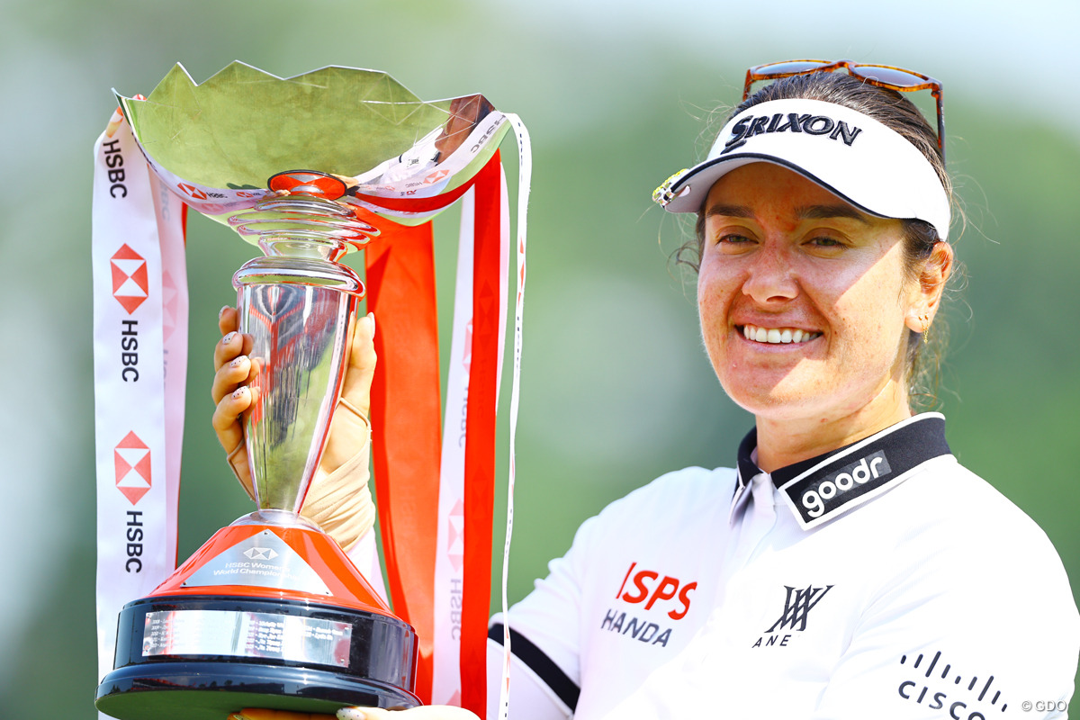 2シーズンぶりのタイトルを歴代優勝大会で決めたハンナ・グリーン 2026年 HSBC女子世界選手権 最終日 ハンナ・グリーン