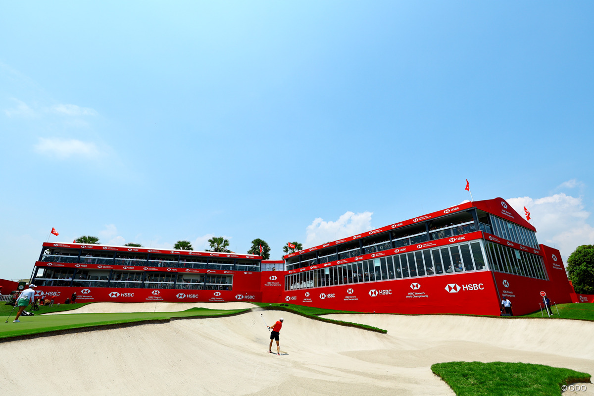 巨大バンカー 2026年 HSBC女子世界選手権 最終日 岩井明愛