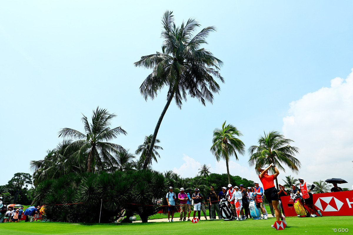 ヤシの木の下で 2026年 HSBC女子世界選手権 最終日 岩井明愛