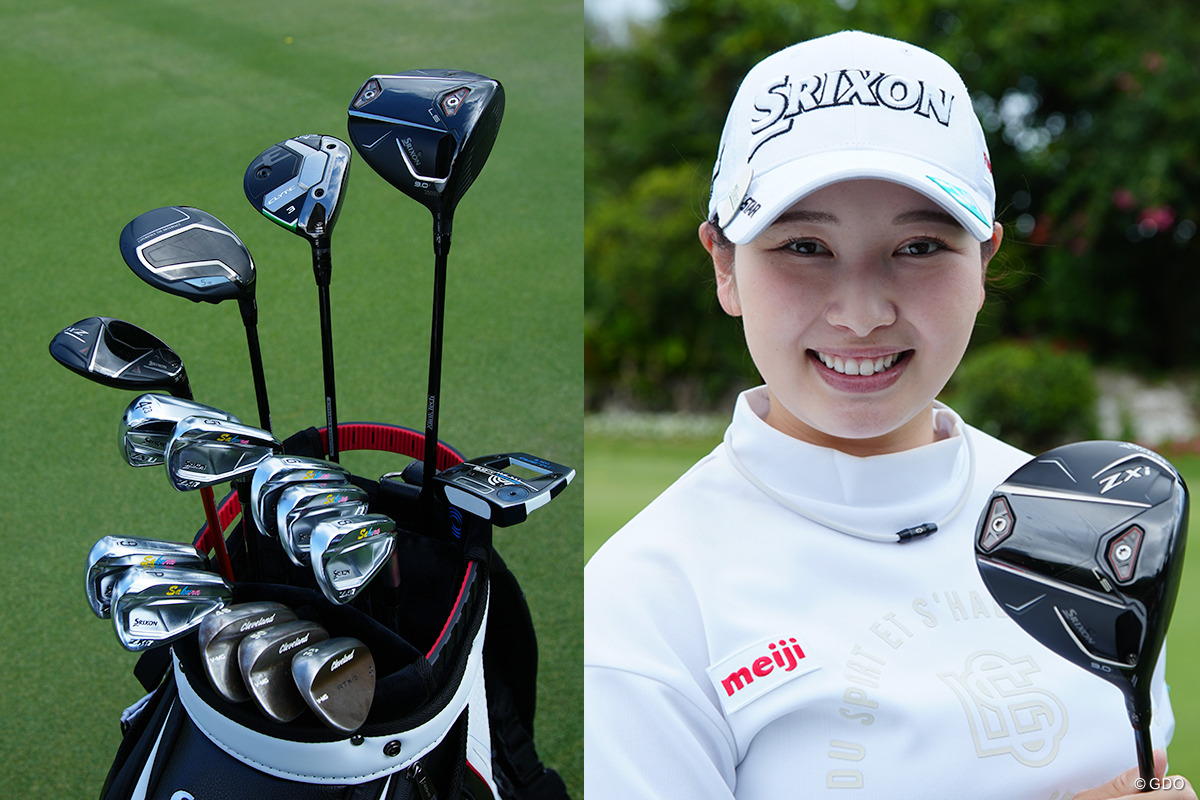 小祝さくら最新14本 復帰戦で「ゼクシオ14」の5Wを投入？「簡単に真っすぐ飛ぶ」