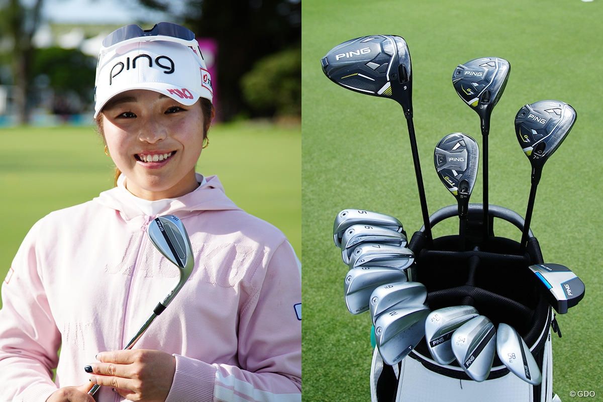 年間女王・佐久間朱莉の開幕14本 新ウェッジ「s259」のバウンスを“EYE2ソール”へ