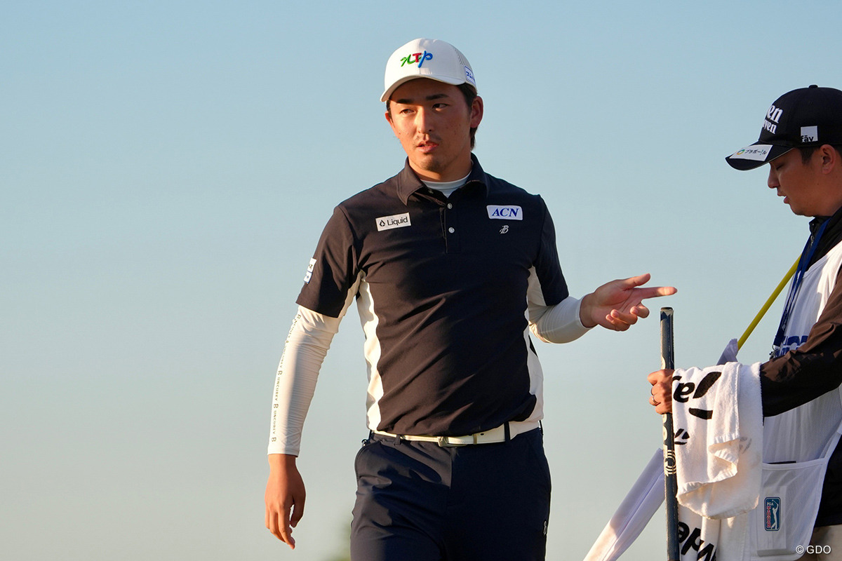 金子駆大が4打差暫定19位 星野陸也が36位 初日は日没サスペンデッド