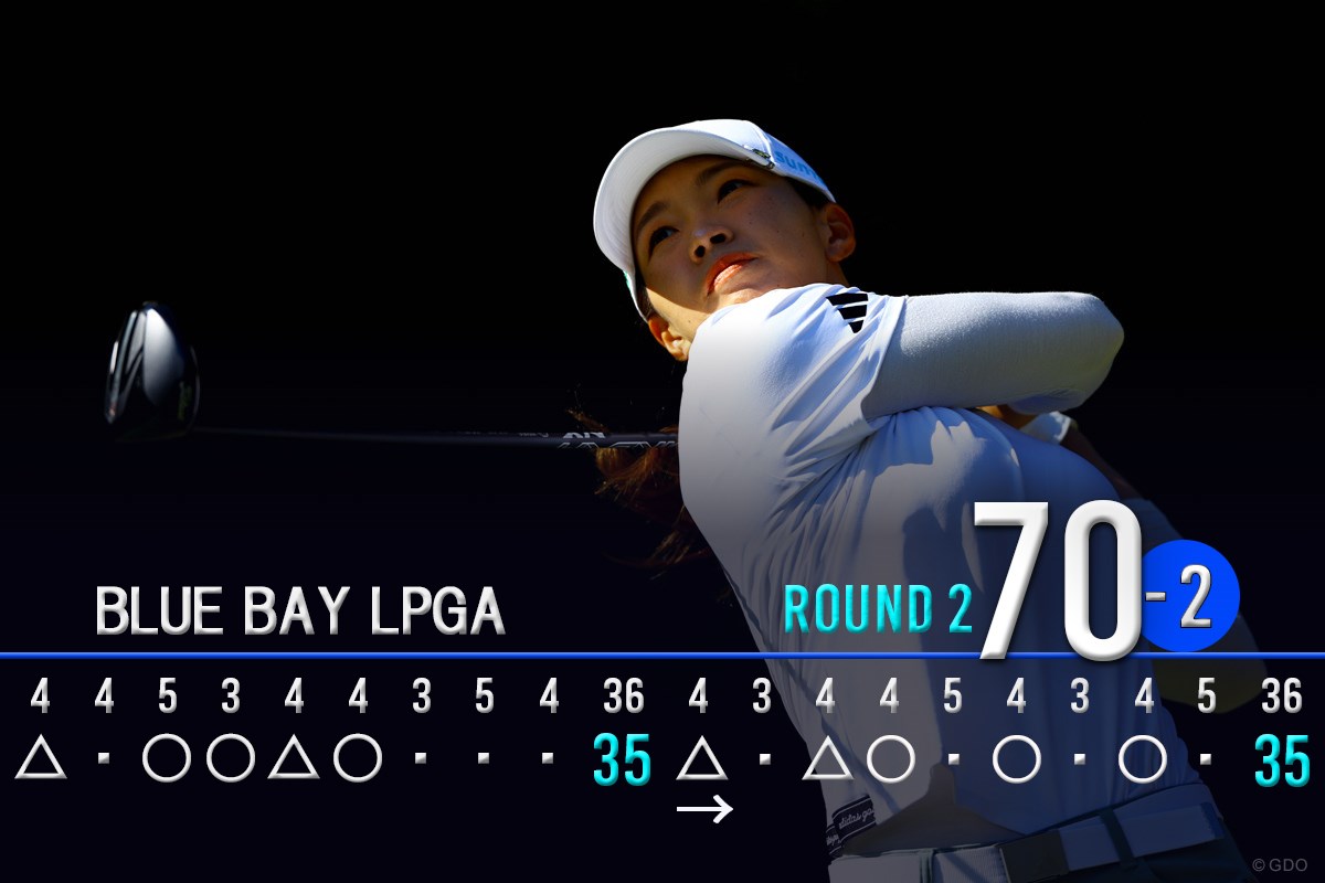 2026年 ブルーベイLPGA 2日目 渋野日向子