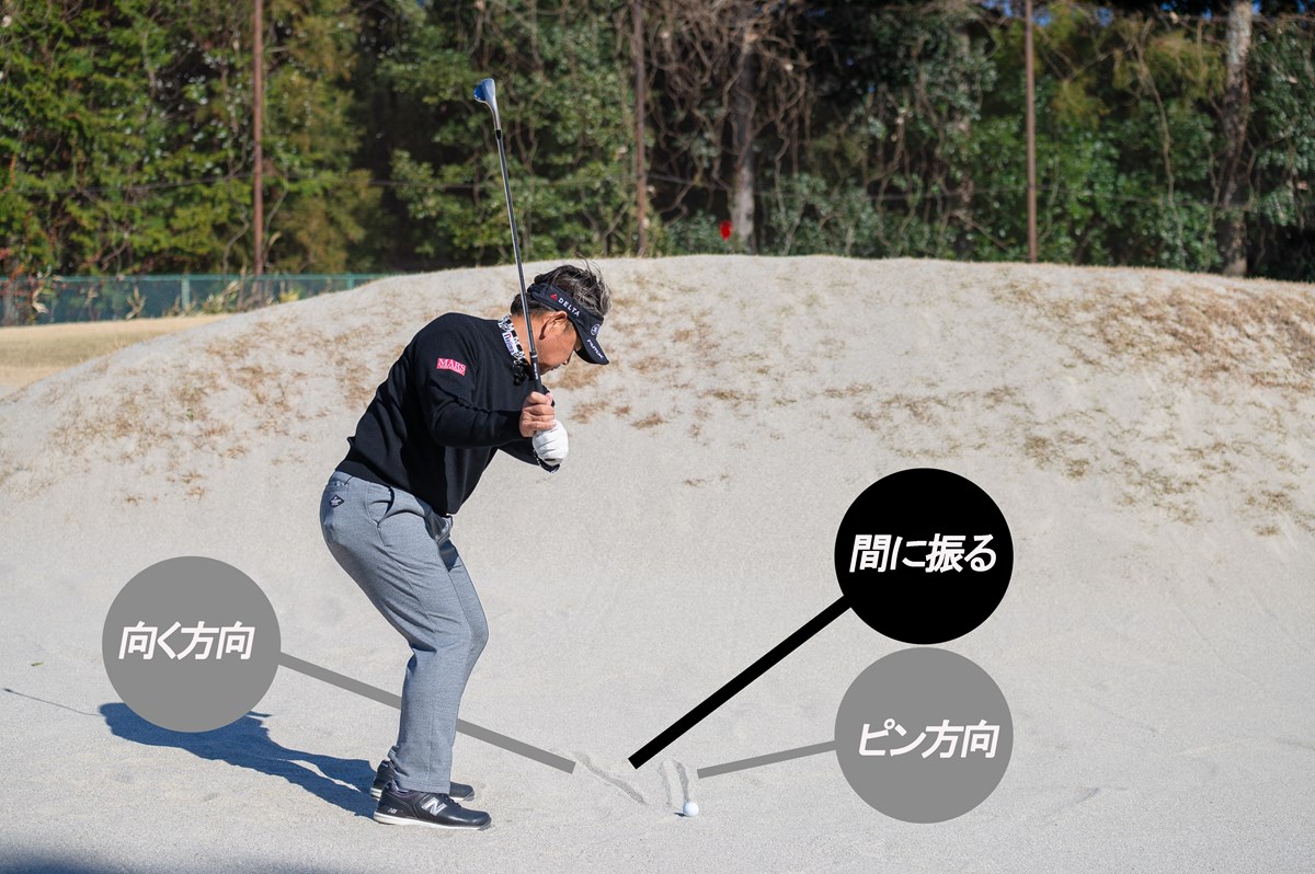 バンカーのキモは「ヘッドの入る位置＞打ち方」【藤田寛之アプローチのレシピ#17／バンカーショットの基本】