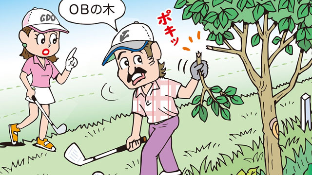OB側の木の枝を折るのはOK？