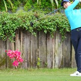 金澤志奈が難コース攻略し2打差2位スタート 開幕2連勝が懸かる佐久間朱莉5位