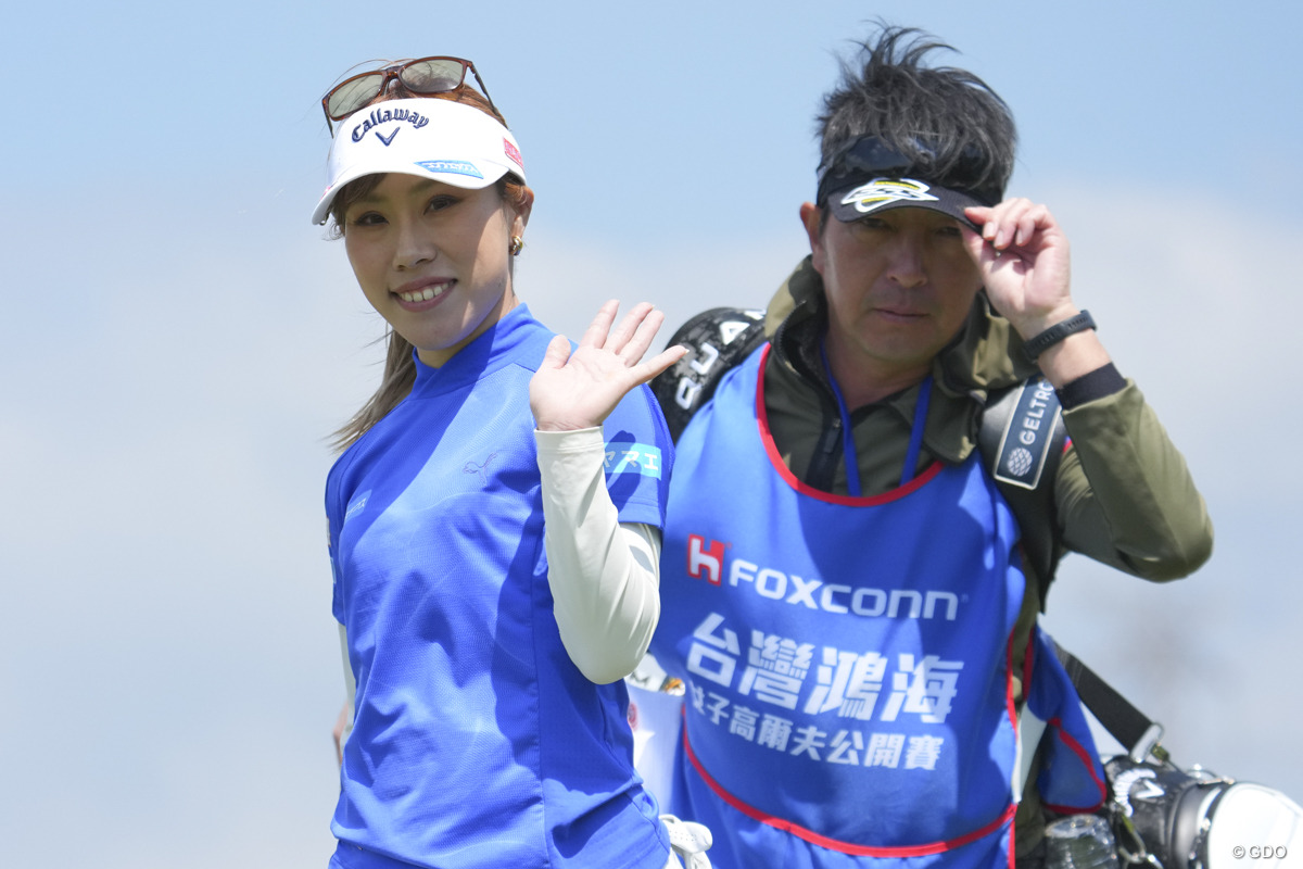 今日も元気に「ニーハオ！」頂きました 2026年 台湾ホンハイレディースゴルフトーナメント 2日目 木村彩子