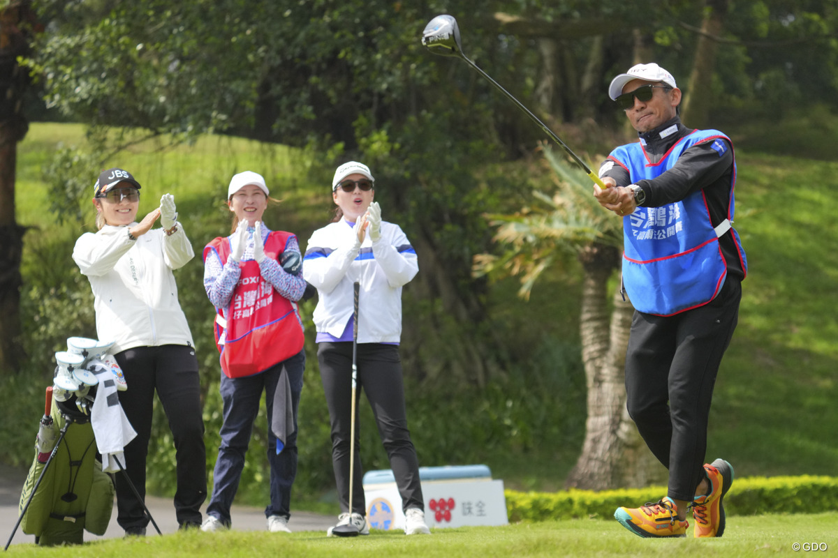 代打・森本選手の豪快なドライバーショットに藤田＆山内選手も拍手！ 2026年 台湾ホンハイレディースゴルフトーナメント 2日目 藤田さいき 山内日菜子