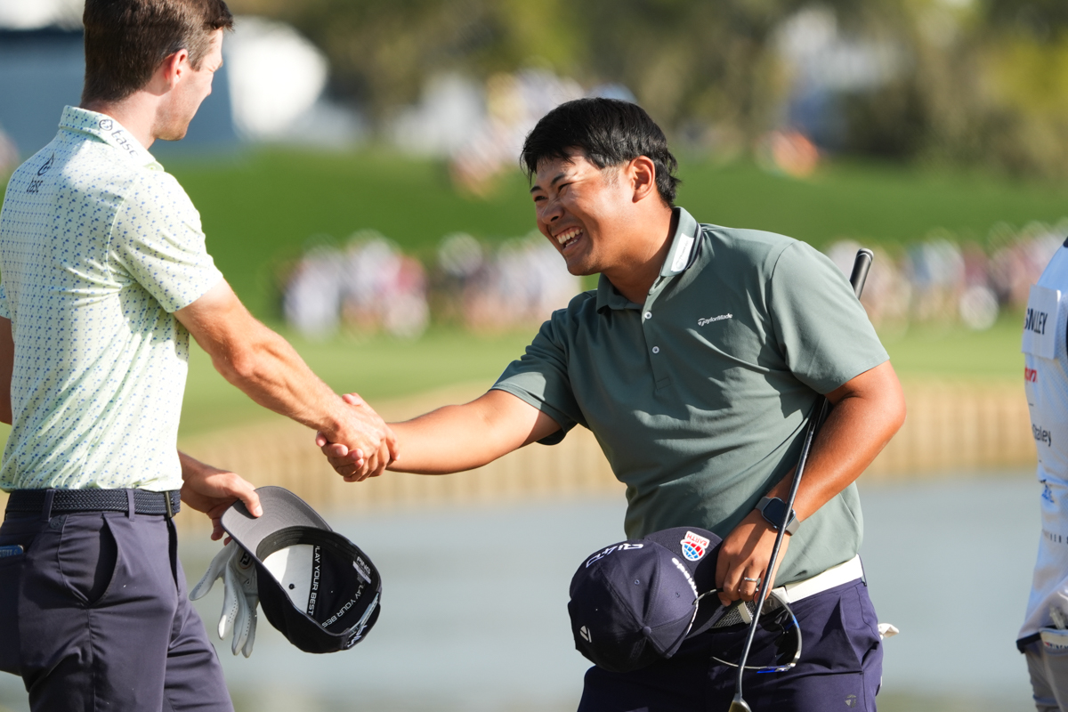 「キライ！」な名物パー3でバーディ！ 久常涼がアイランドグリーンの心境明かす