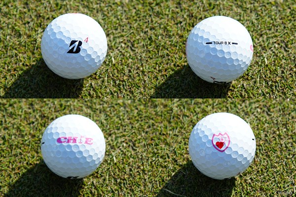 2026年 Vポイント×SMBCレディスゴルフトーナメント 有村智恵のボール ブリヂストン「ツアーB X」を使用中