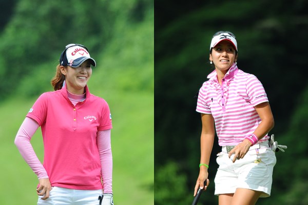 2011年 日医工女子オープンゴルフトーナメント 初日 小松亜有 久保啓子