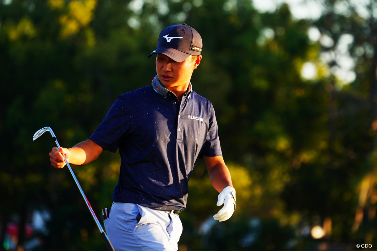 西日を浴びながら決勝ラウンド進出を決めた 2026年 バルスパー選手権 2日目 平田憲聖