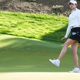 連続トップ10入り目前で…原英莉花は「悔しい」連続ボギー締め