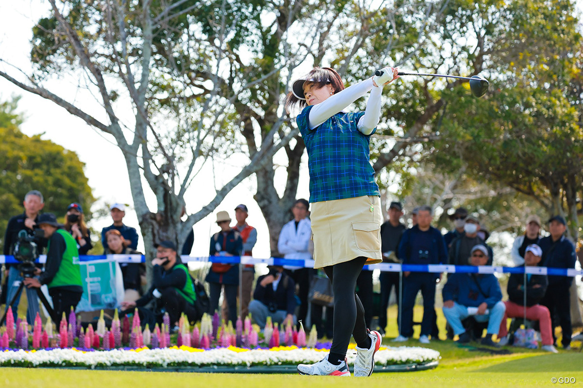 脚をつったり「問題は体力です」 2026年 アクサレディスゴルフトーナメントinMIYAZAKI 初日 大山志保