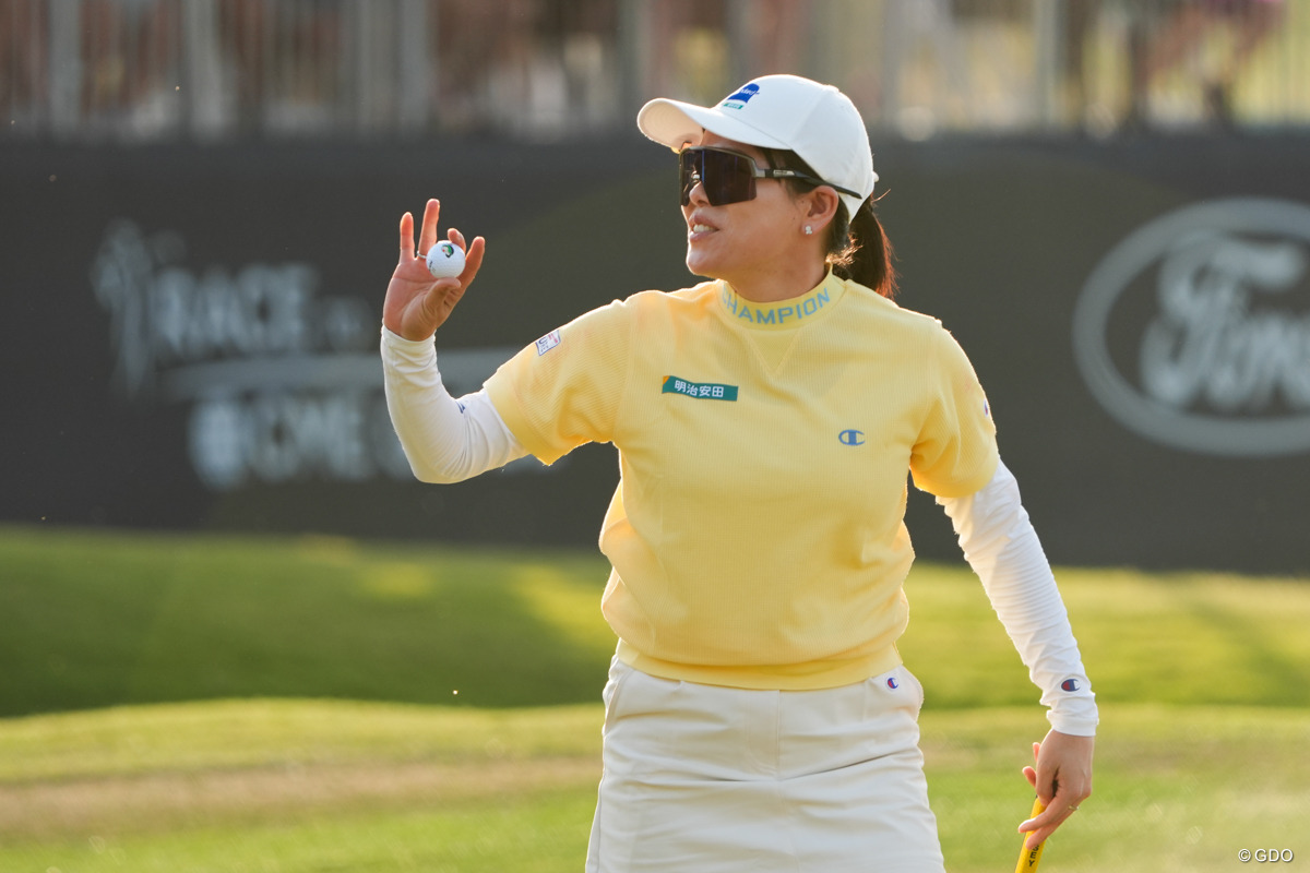 グリーンを囲むように作られたギャラリースタンドは嫌いじゃない 2026年 フォード選手権 by Wild Horse Pass 3日目 勝みなみ