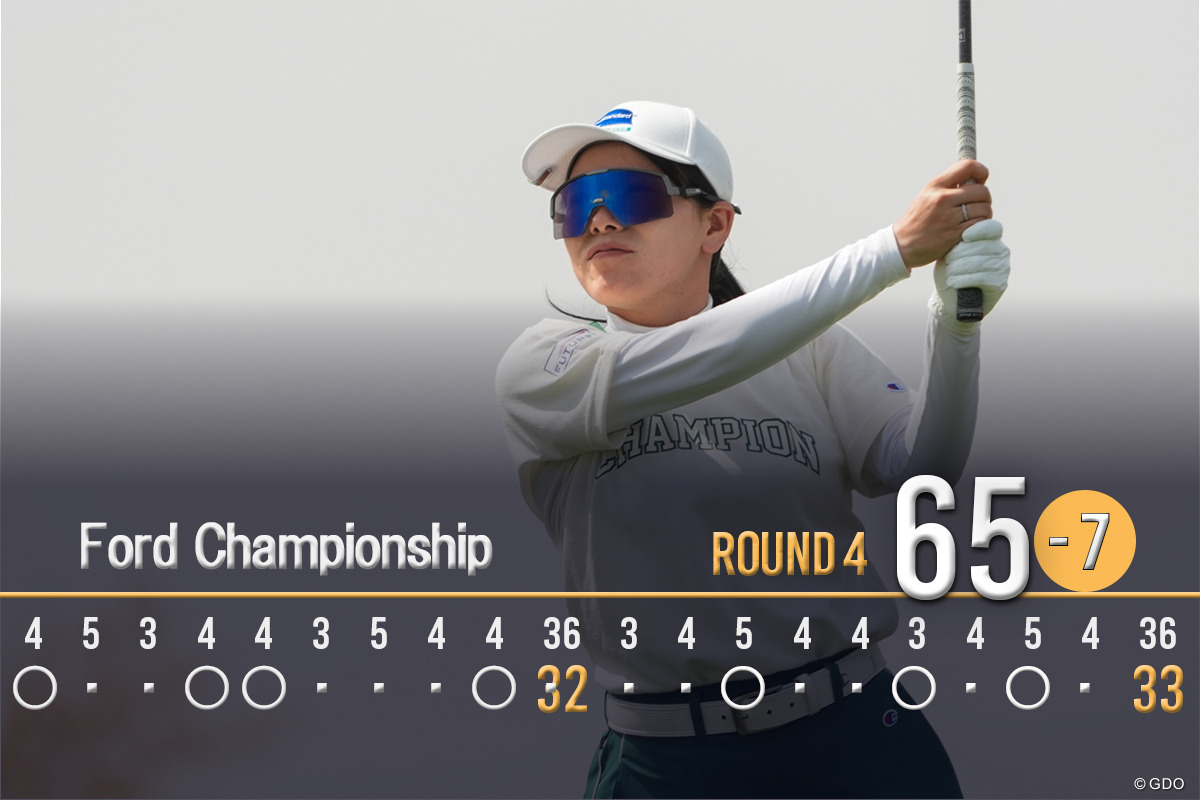 最終日は11アンダー「61」を目指して回っていた 2026年 フォード選手権 by Wild Horse Pass 4日目 勝みなみ