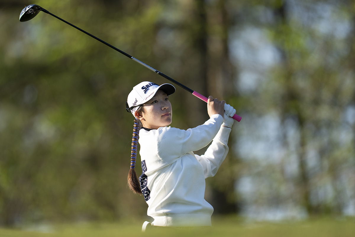 長澤愛羅が5打差15位 廣吉優梨菜32位／オーガスタ女子アマ初日