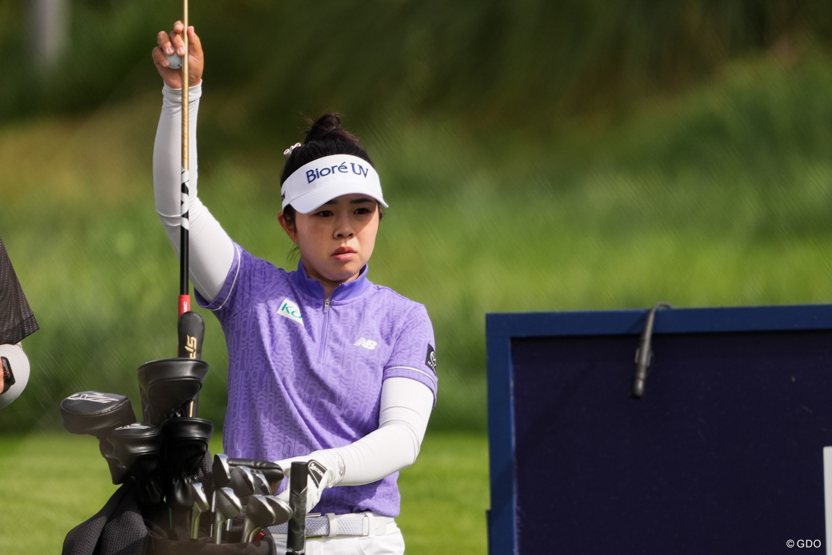 粘り強いゴルフでスコアメークしてみせる 2026年 アラムコ選手権 初日 山下美夢有
