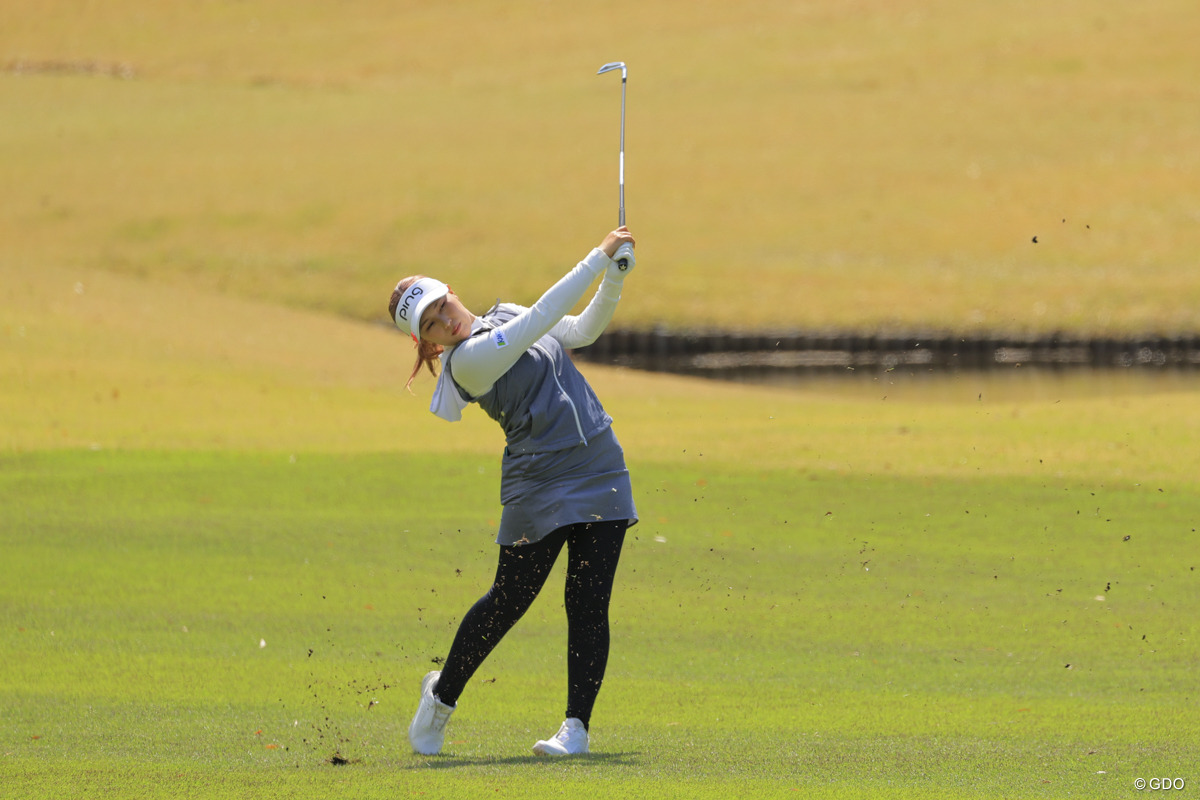 トップと4打差 2026年 ヤマハレディースオープン葛城 2日目 皆吉愛寿香