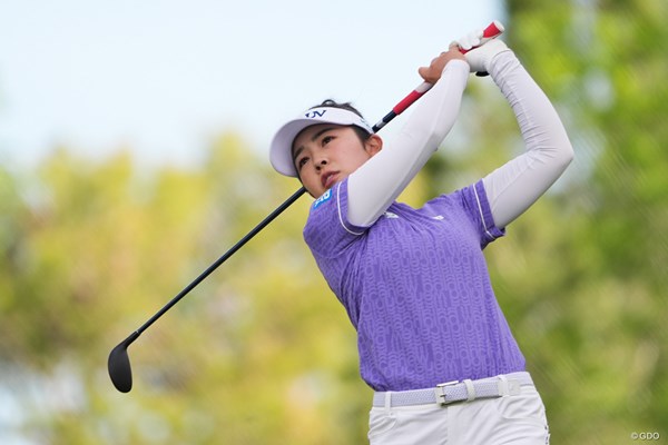 山下美夢有は3位で最終日を迎えた